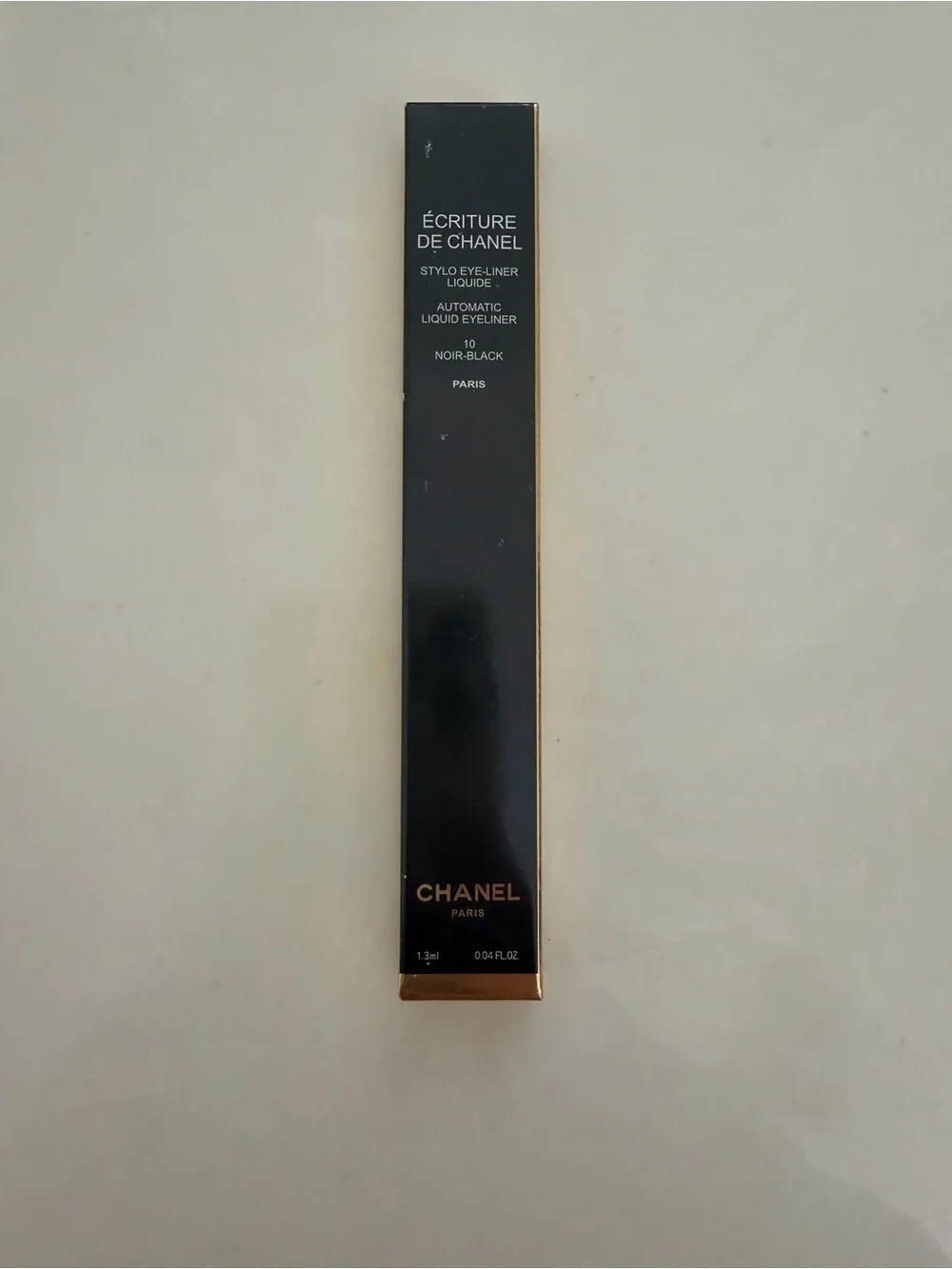 CHANEL Écriture Liquid Eye Liner - Noir Black with Gold Trim